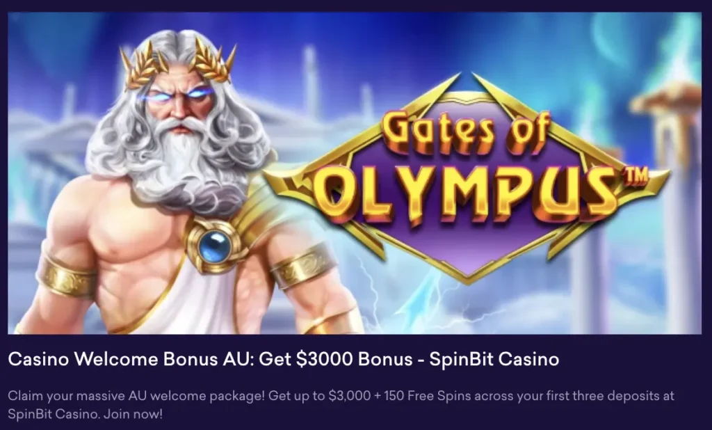 Spinbit Welcome Bonus